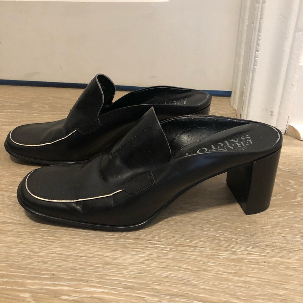 Franco sarto ladies slip on heeled shoes size 10